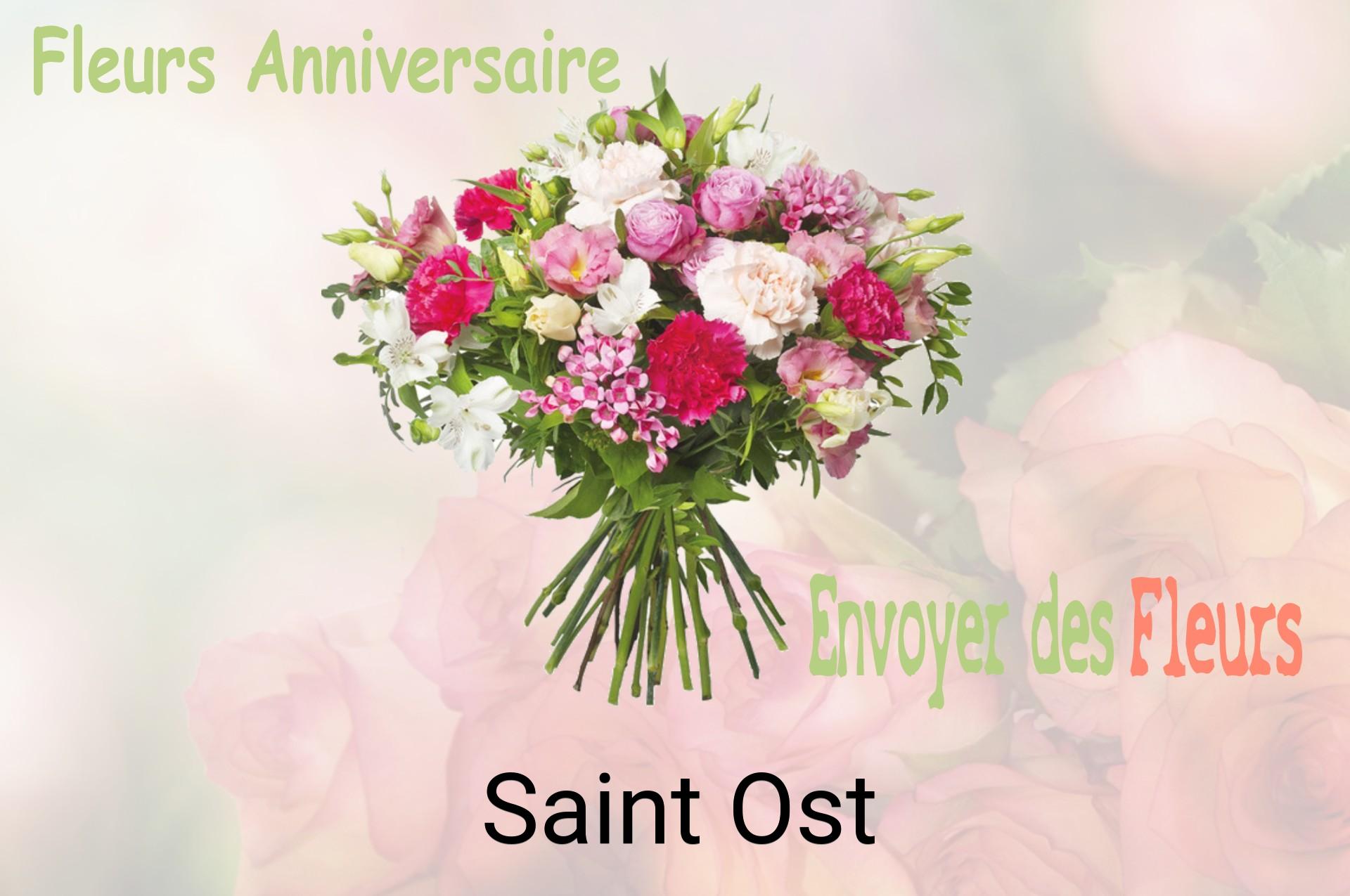 Bouquet de fleurs d’anniversaire livré à Saint-Ost